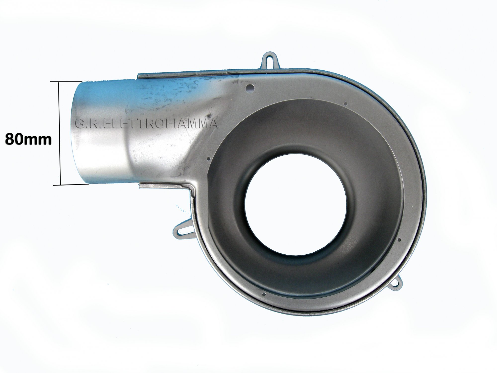 CHIOCCIOLA ESTRATTORE VENTOLA FUMI STUFA PELLET D80