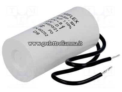 Condensatore Avviamento Motore 1uF 250V 2 Fili Per Ventola Generico