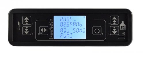 Scheda Display LED Tastiera PD047_B01 MICRONOVA Per Stufa A Pellet - Ricambio Per Modelli CLAM (Brooklyn, New York, Vienna...)