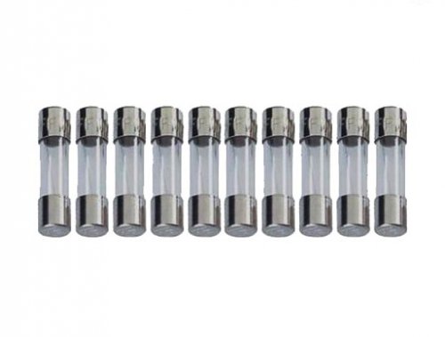 BOJACK F1AL250V 5x20 mm 1A 250V Fusibili rapido 1 Ampere 250 Volt 0,2 x 0,78 pollici Fusibili per tubo di vetro(confezione da 20 pezzi