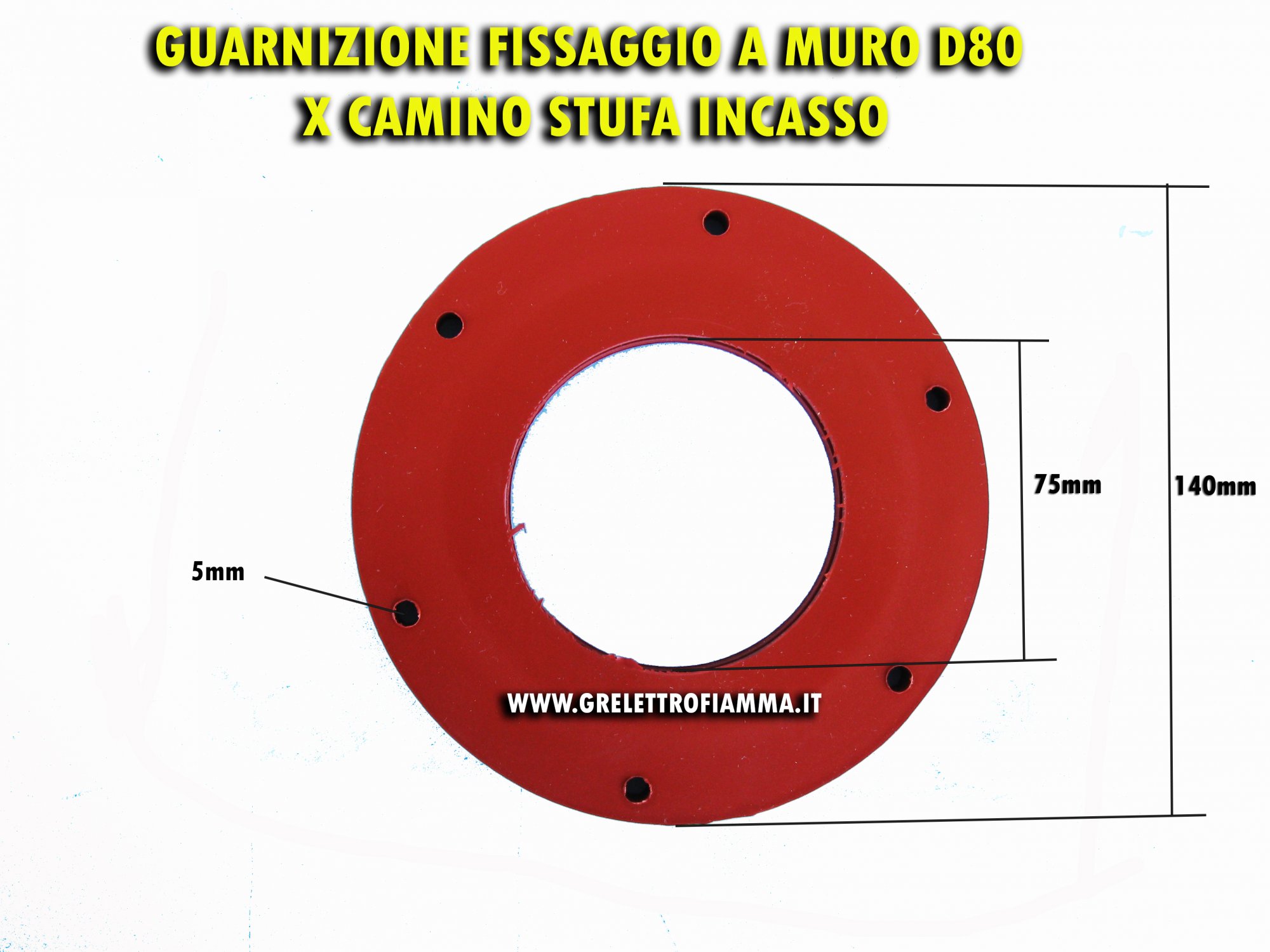 guarnizione tubo scarico stufa pellet