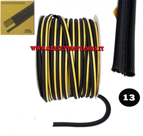 Guarnizione In Fibra Di Vetro Per Stufa A Legna – Corda Termoresistente 2 M, Diametri 6/8/10/12 Mm
