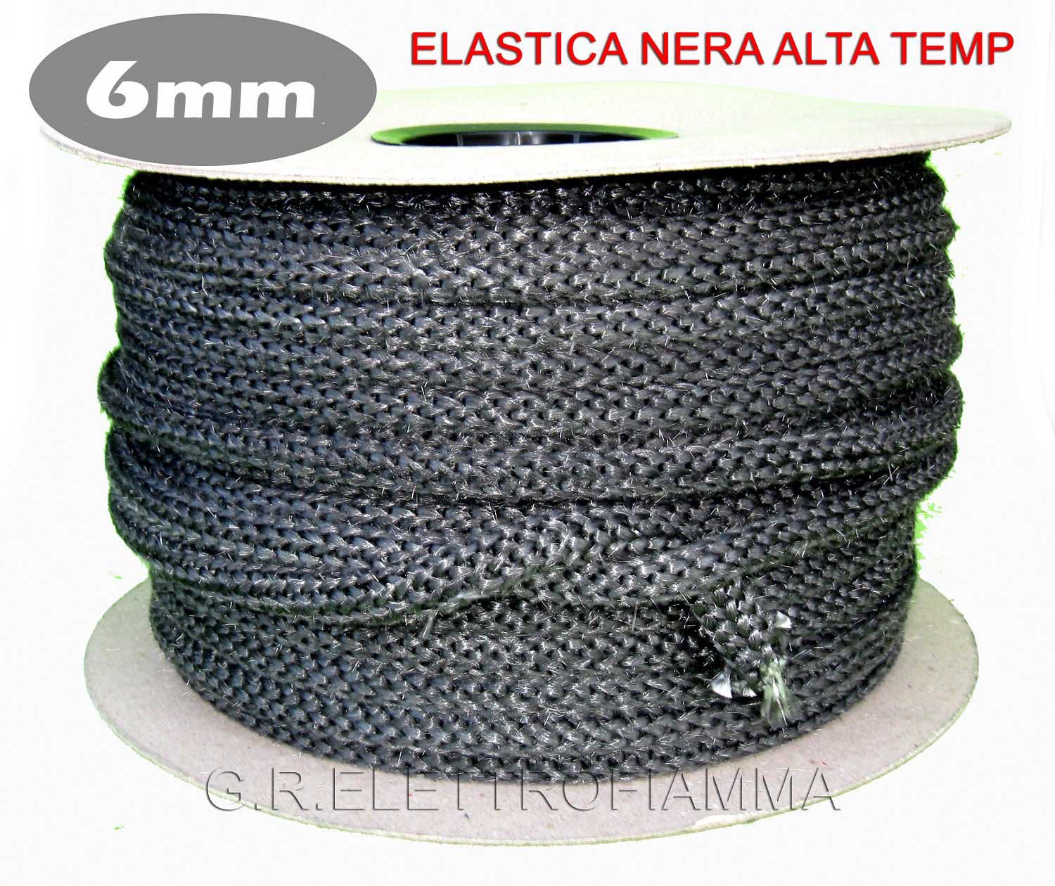 Kit Guarnizione 6mm Per Vetro Termocamino/Stufa Pellet + Silicone