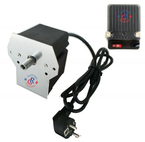 MOTORE MOTORIDUTTORE PER GIRARROSTO POTENTE 50W 5RPM BARBECUE ASTA SPIEDO KEBAB ALBERO QUADRO - Foto 5