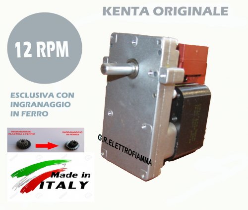 Engrenage en Nylon pour Motoréducteur Poêle à Granulés Kenta K9113152 5 RPM