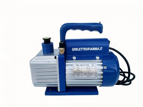 Set Pompa Vuoto 85 Lt/min Con Manometro Collettore Per HVAC - Ricarica Refrigerante R410A R134a R407C R32 - Foto 5