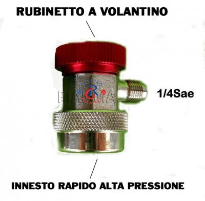 RUBINETTI ALTA E BASSA PRESSIONE INNESTO RAPIDO GAS CLIA - Foto 11