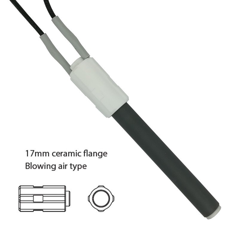 Resistenza Accensione Stufe A Pellet In Ceramica Flangia L.113mm 240w Palazzetti