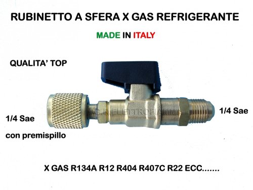 Frusta Tubo Flessibile 1/4 SAE Per Refrigerante R404A R407C R134 R22, Nuovo