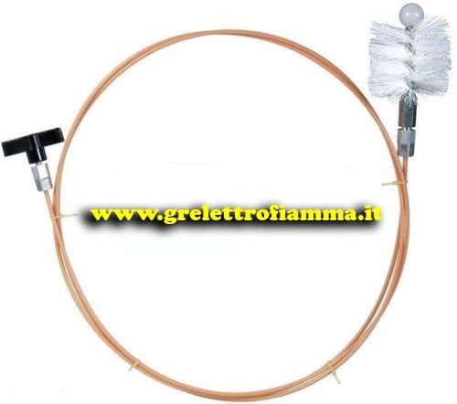 Spazzola Rotonda Per Camino Da 4 Pollici In Acciaio Inox Per Pulire Canne Fumarie E Tubi
