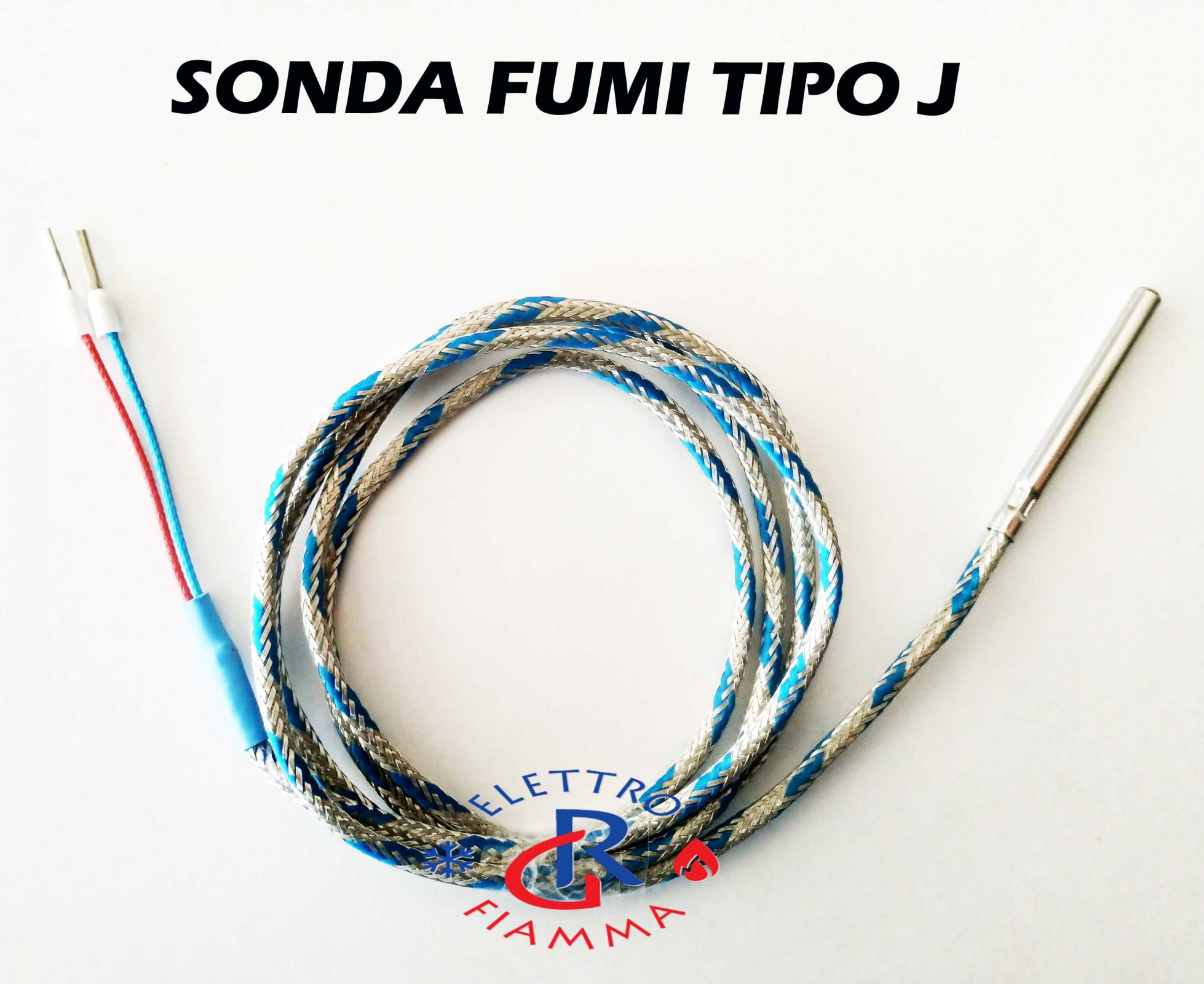 SONDA FUMI STUFA A PELLET SENSORE TERMOCOPPIA J