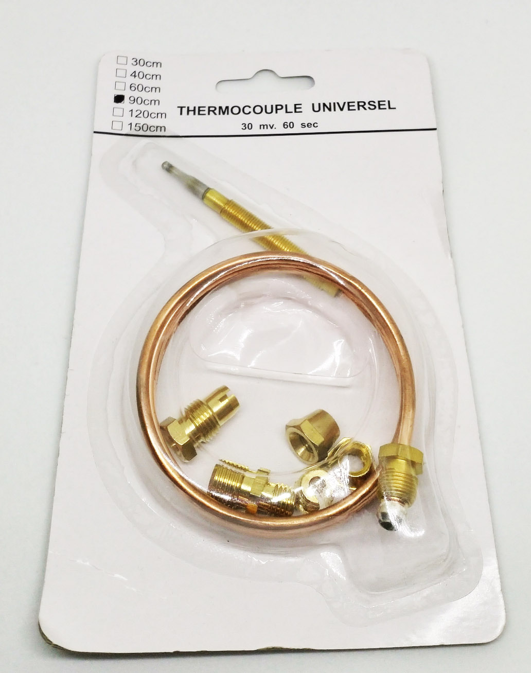 KIT TERMOCOPPIA UNIVERSALE 150 CM CON 5 RACCORDI