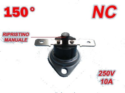 TERMOSTATO A BULBO Capillare Regolabile Da 30 A 120 C° Per Stufa Pellet - Foto 12