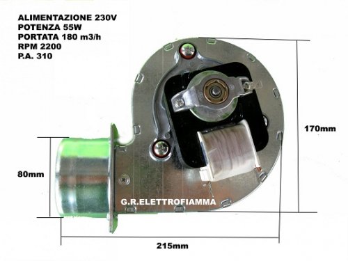 Ventilatore Centrifugo Ebm D2E133-B140-50 – 230VAC – Come Nuovo, Garanzia 60 Giorni