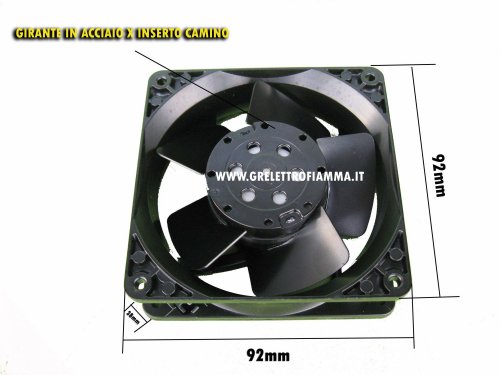 Ventilatore aria posteriore per stufa Edilkamin Soleil VFC2G23 Fandis pale  31mm vfc2g23 299780