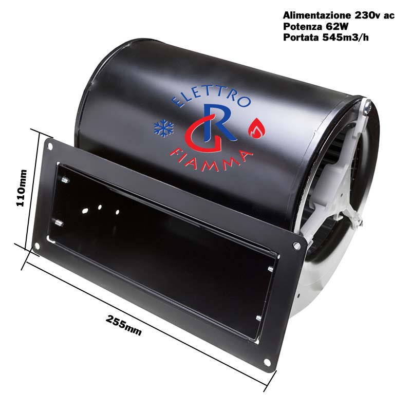 Ventilateur d'air centifuge Trial CAD12R-001 de poêle à pellets