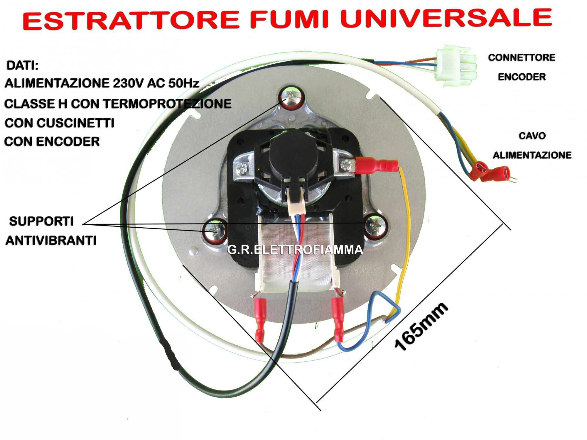 ventola scarico fumi